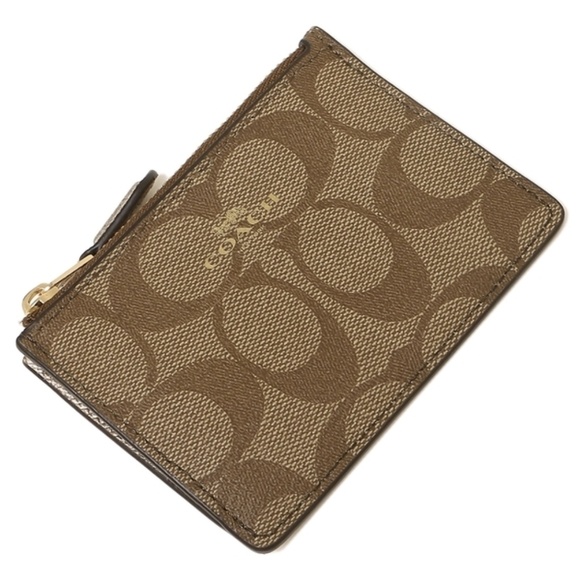 SKINNY ID CASE IN SIGNATURE COATED CANVAS F16107 - Picture 5 of 8